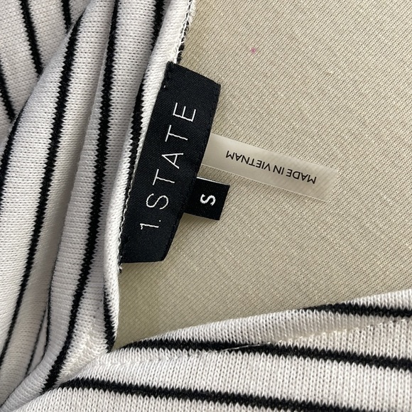 1. State Womens Soho Twist-back Striped Top New - Picture 8 of 12